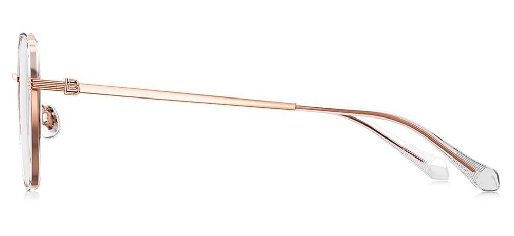 BOLON BA6053-B93 Optik Genç Kadın Köşeli Çerçeveli Titanyum - 3