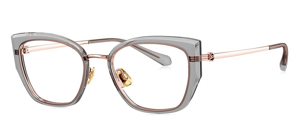BOLON BA6055-B13 Optik Genç Kadın Çekik Çerçeveli Titanyum - 2