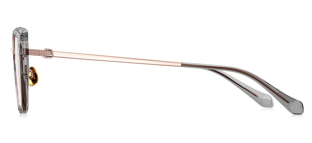 BOLON BA6055-B13 Optik Genç Kadın Çekik Çerçeveli Titanyum - 3