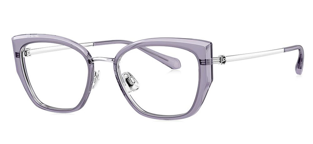 BOLON BA6055-B50 Optik Genç Kadın Çekik Çerçeveli Titanyum - 2