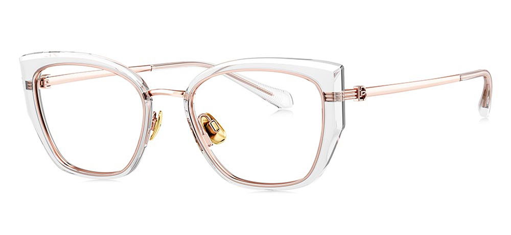 BOLON BA6055-B93 Optik Genç Kadın Çekik Çerçeveli Titanyum - 2