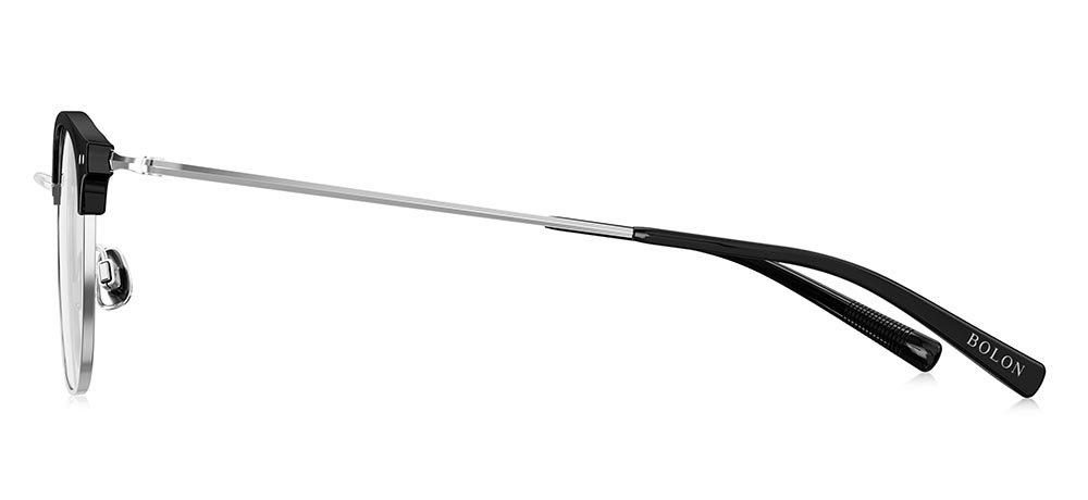 BOLON BA6068-B15 Optik Genç Erkek, Kadın, Unisex Köşeli Çerçeveli Titanyum - 3