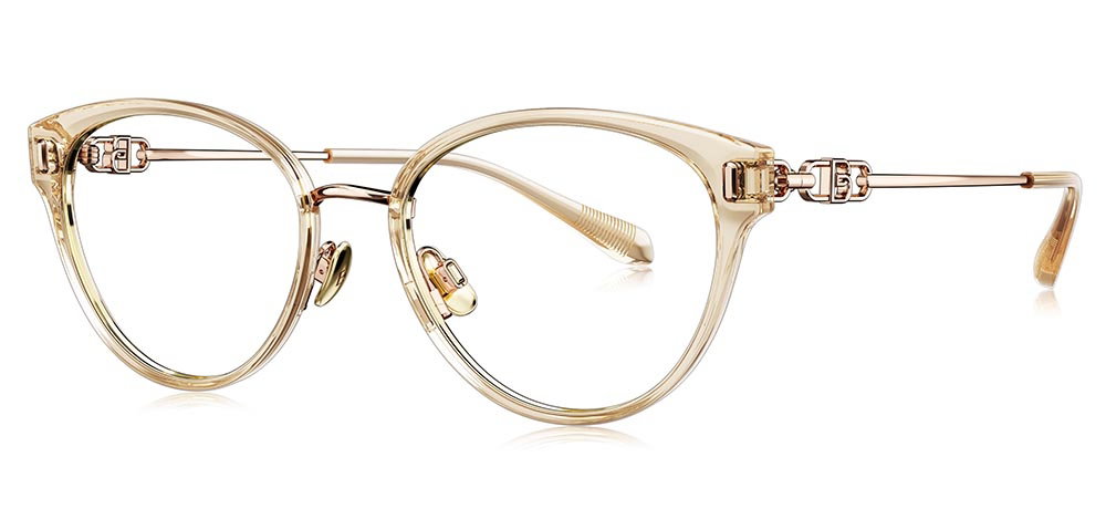 BOLON BA6075-B60 Optik Genç Kadın Oval Çerçeveli Titanyum - 2
