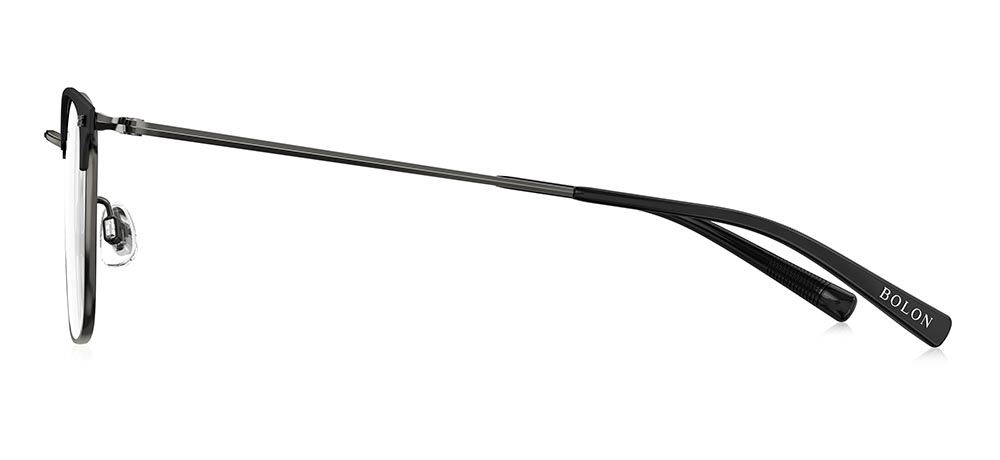 BOLON BA7009-B11 Optik Genç,Yetişkin Erkek Köşeli Çerçeveli Titanyum - 3