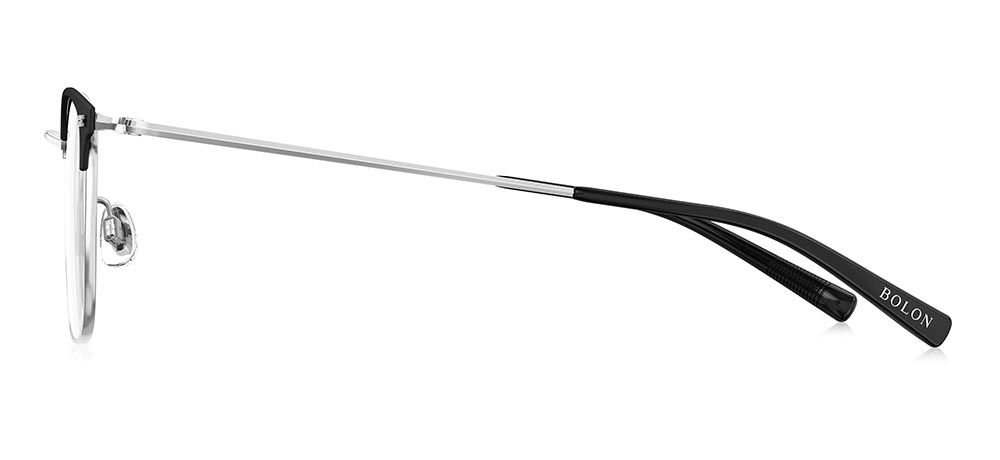 BOLON BA7009-B15 Optik Genç,Yetişkin Erkek Köşeli Çerçeveli Titanyum - 3