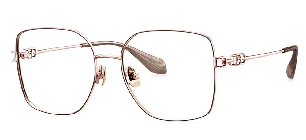 BOLON BA7039-B31 Optik Genç Kadın Köşeli Çerçeveli Titanyum - 2