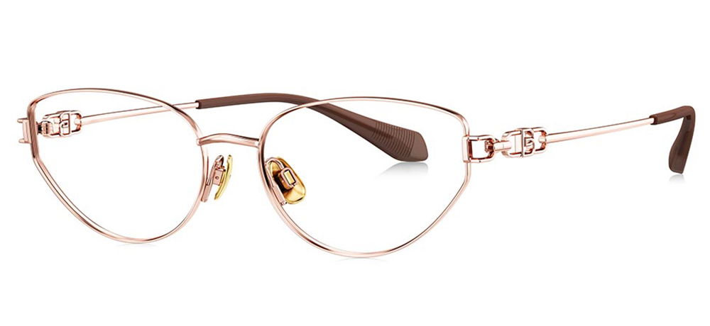 BOLON BA7050-B30 Optik Genç Kadın Çekik Çerçeveli Titanyum - 2