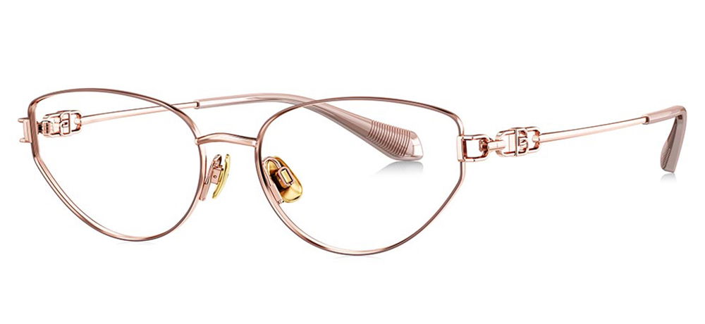 BOLON BA7050-B39 Optik Genç Kadın Çekik Çerçeveli Titanyum - 2