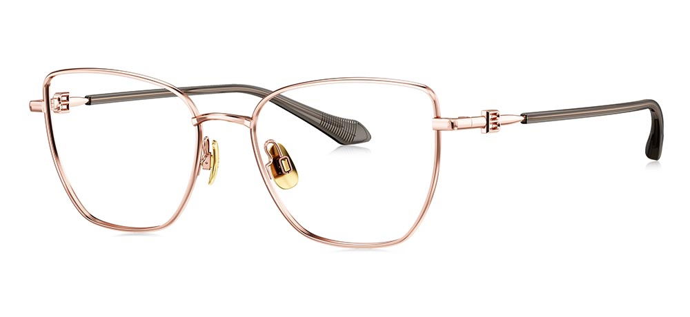 BOLON BA7051-B30 Optik Genç Kadın Çekik Çerçeveli Titanyum - 2