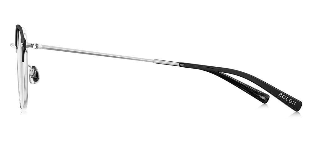BOLON BA7057-B15 Optik Genç Erkek,Kadın,Unisex Köşeli Çerçeveli Titanyum - 3