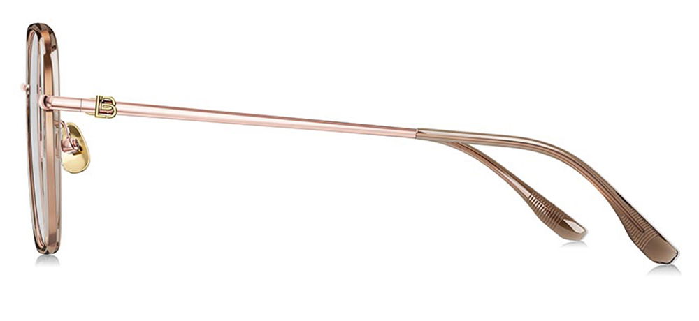 BOLON BH6011-B20 Optik Genç Kadın Köşeli Çerçeveli Titanyum - 3