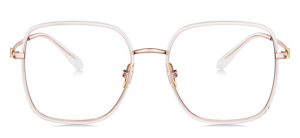 BOLON BH6011-B93 Optik Genç Kadın Köşeli Çerçeveli Titanyum - 1