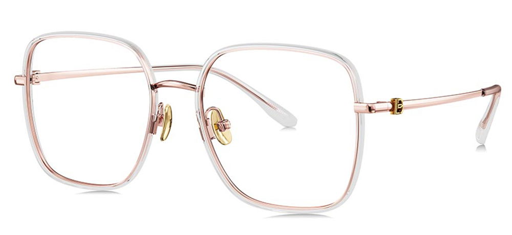 BOLON BH6011-B93 Optik Genç Kadın Köşeli Çerçeveli Titanyum - 2