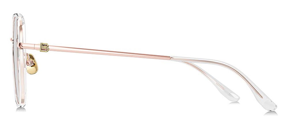 BOLON BH6011-B93 Optik Genç Kadın Köşeli Çerçeveli Titanyum - 3