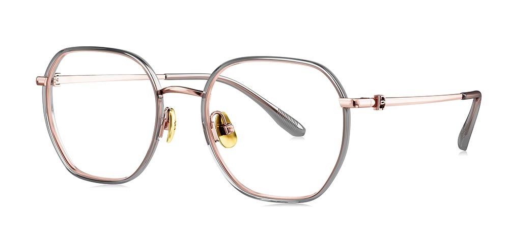 BOLON BH6015-B13 Optik Genç Erkek,Kadın,Unisex Köşeli Çerçeveli Titanyum - 2