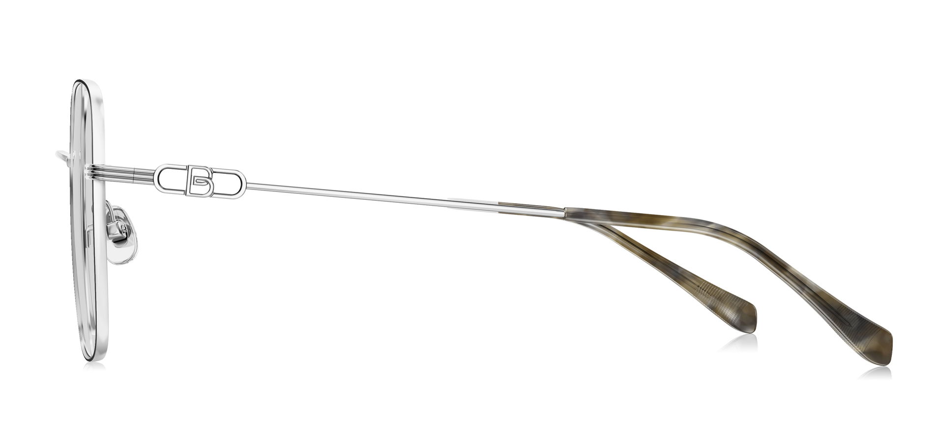 BOLON BH7007-B15 Optik Genç Kadın Köşeli Çerçeveli Titanyum - 3