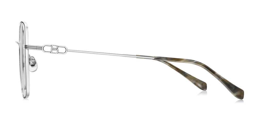 BOLON BH7007-B15 Optik Genç Kadın Köşeli Çerçeveli Titanyum - 3