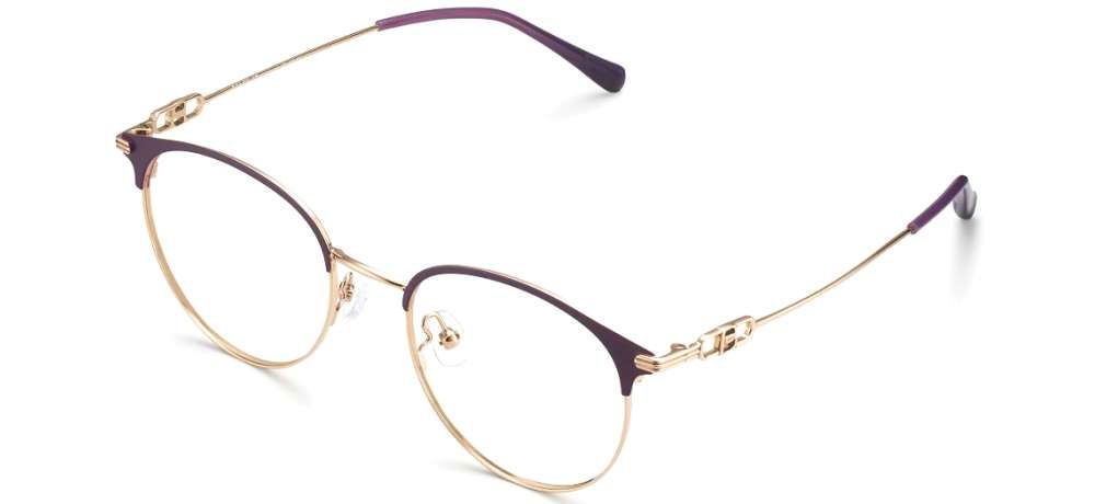 BOLON BH7029-B65 Optik Genç Kadın Yuvarlak Çerçeveli Titanyum - 2