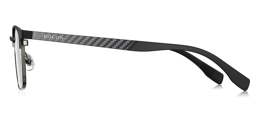 BOLON BH7031-B01 Optik Genç Erkek Köşeli Çerçeveli Titanyum - 3