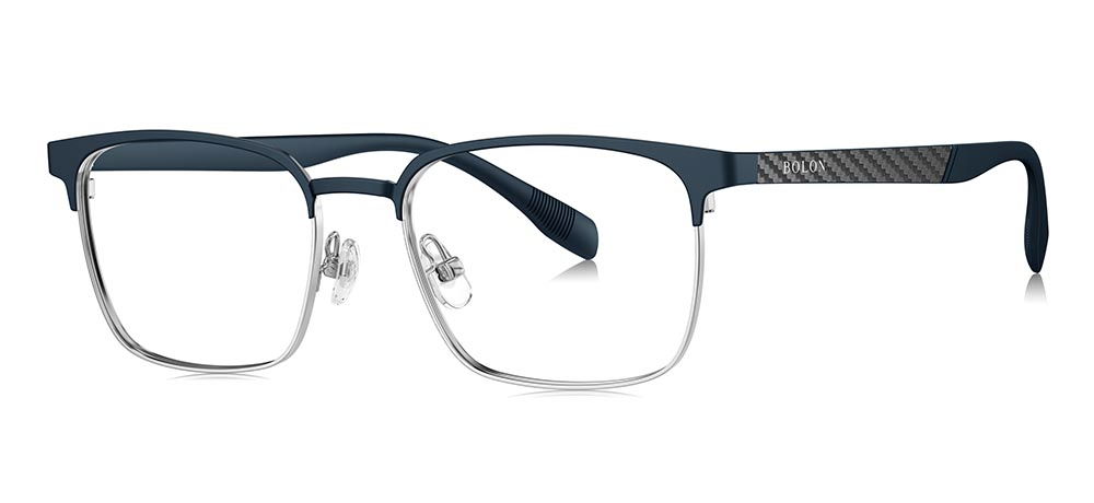 BOLON BH7031-B07 Optik Genç Erkek Köşeli Çerçeveli Titanyum - 2