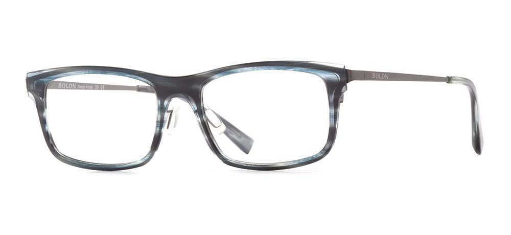 BOLON BJ1207-P06 Optik Genç,Yetişkin Erkek Köşeli Çerçeveli Asetat - 2