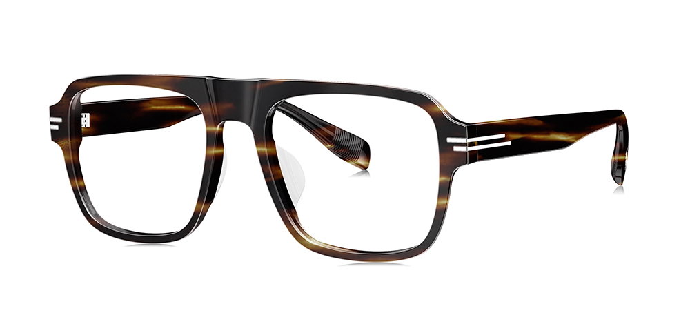 BOLON BJ3153-B20 Optik Genç Erkek Köşeli Çerçeveli Asetat - 2