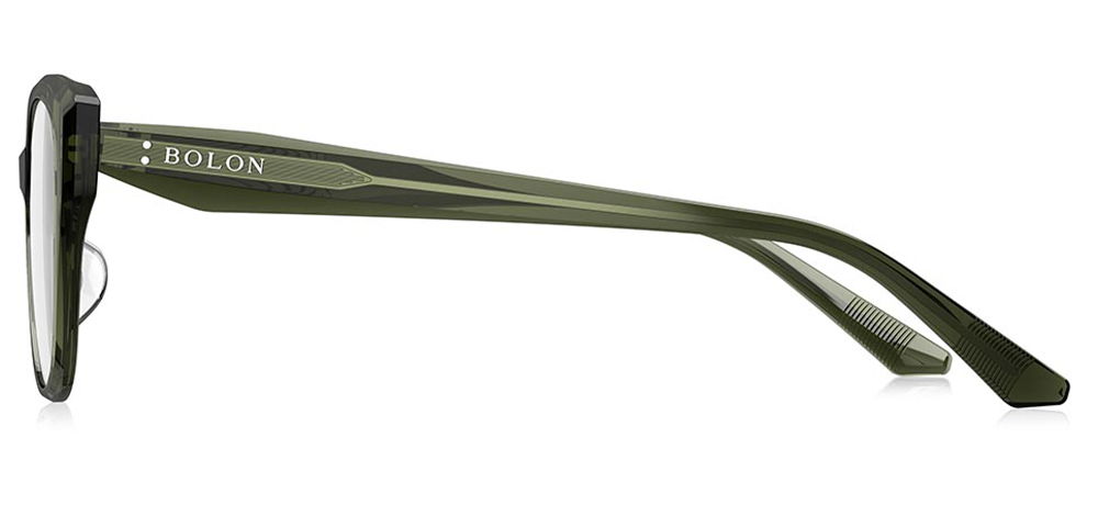 BOLON BJ3208-B80 Optik Genç Kadın Yarı-Oval Çerçeveli Asetat - 3