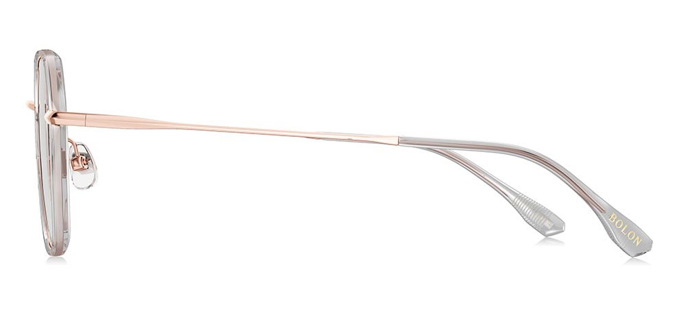 BOLON BJ6109-U13 Optik Genç Kadın Geometrik Çerçeveli Titanyum - 3