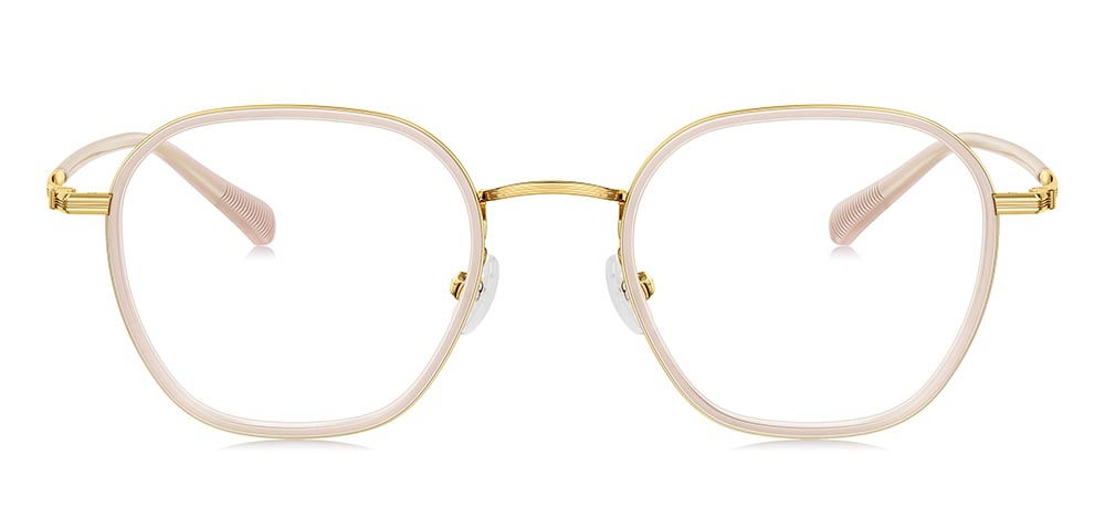 BOLON BJ6112-B60 Optik Genç Kadın Köşeli Çerçeveli Titanyum - 1