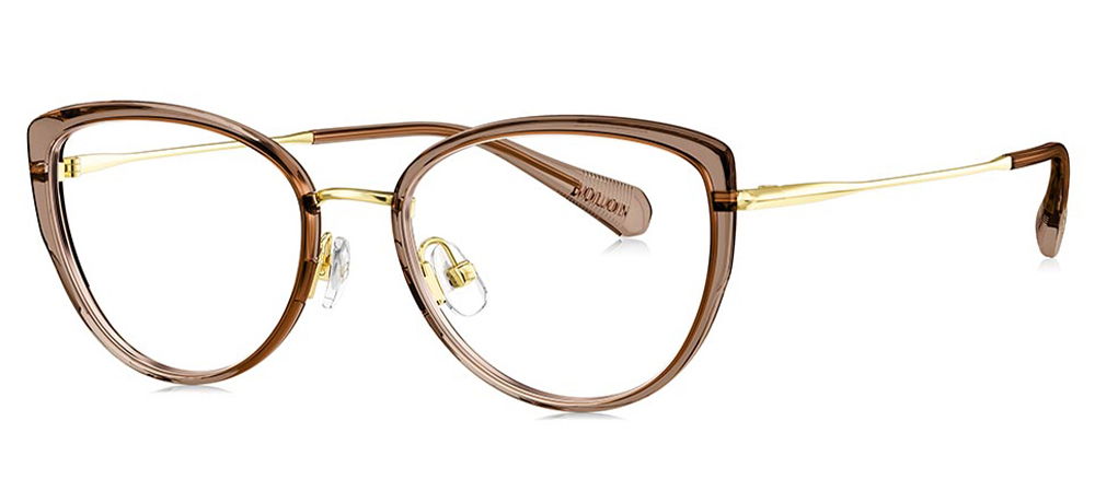 BOLON BJ6156-B21 Optik Genç Kadın Çekik Çerçeveli Titanyum - 2