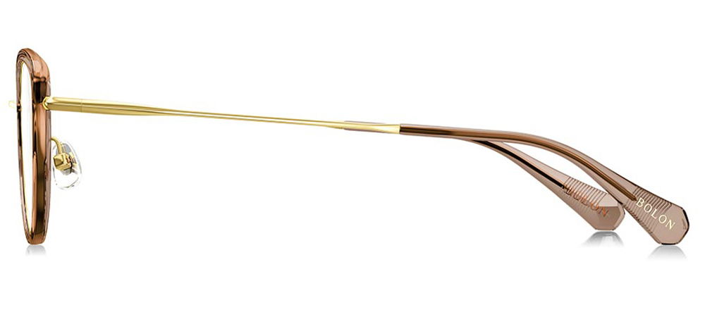 BOLON BJ6156-B21 Optik Genç Kadın Çekik Çerçeveli Titanyum - 3