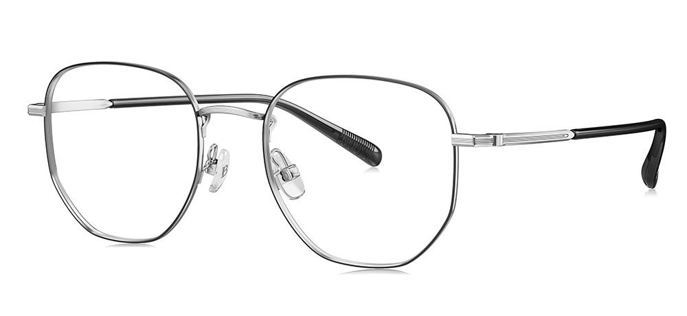 BOLON BJ7359-U15 Optik Genç Erkek,Kadın,Unisex Köşeli Çerçeveli Titanyum - 2