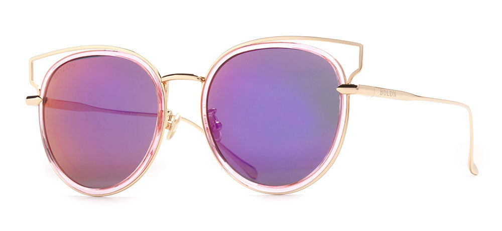 BOLON BL6016-B30 Güneş Genç,Yetişkin Kadın Oval Çerçeveli Titanyum Polarize - 2