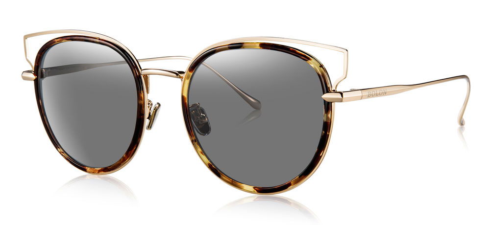 BOLON BL6016-C20 Güneş Genç,Yetişkin Kadın Oval Çerçeveli Titanyum Polarize - 2