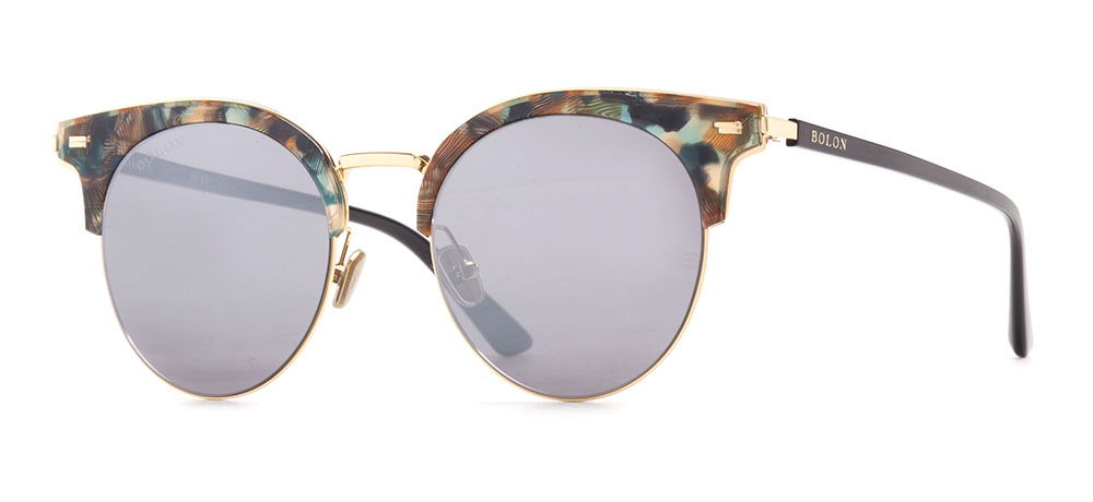 BOLON BL6026-B80 Güneş Genç,Yetişkin Kadın Yuvarlak Çerçeveli Titanyum Polarize - 2