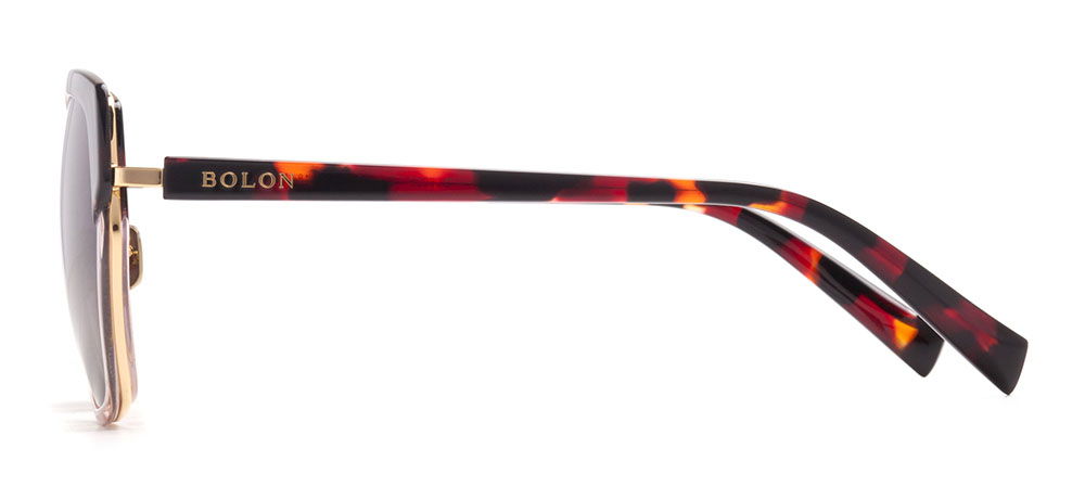BOLON BL6028-C30 Güneş Genç,Yetişkin Kadın Geometrik Çerçeveli Titanyum Polarize - 3