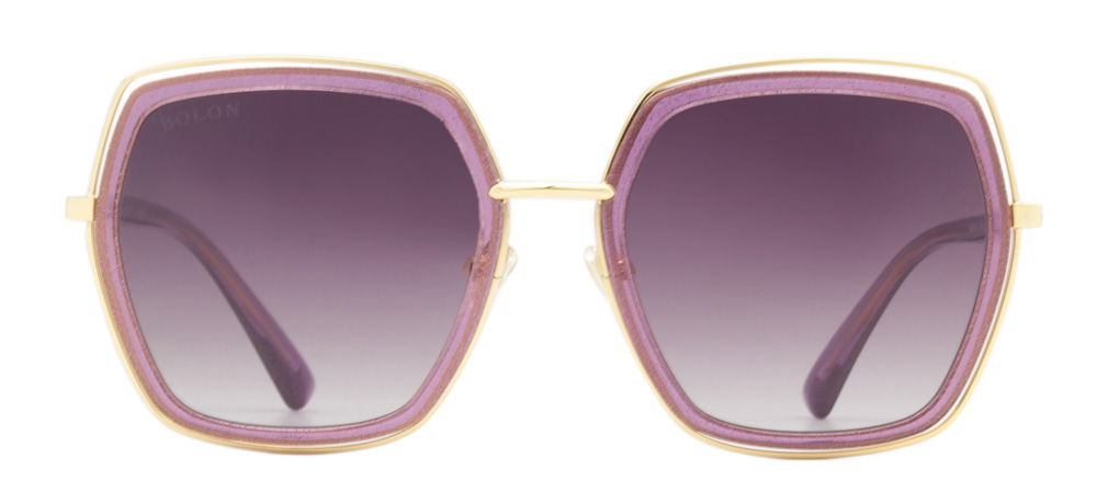 BOLON BL6039-A50 Güneş Genç,Yetişkin Kadın Köşeli Çerçeveli Titanyum Polarize - 1