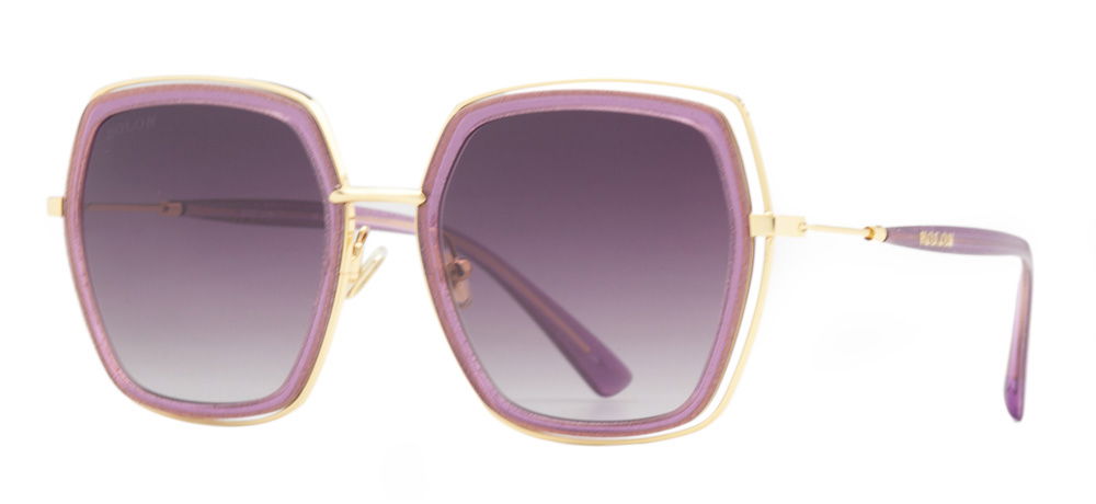 BOLON BL6039-A50 Güneş Genç,Yetişkin Kadın Köşeli Çerçeveli Titanyum Polarize - 2