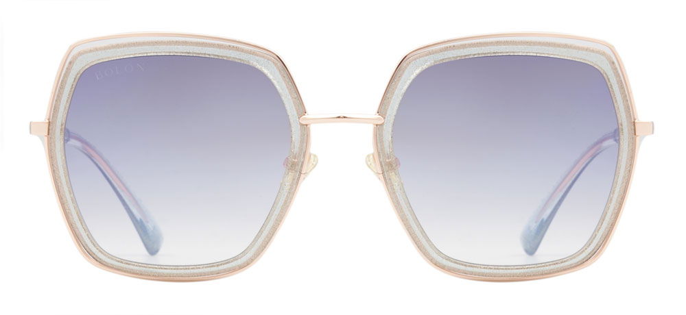 BOLON BL6039-B60 Güneş Genç,Yetişkin Kadın Köşeli Çerçeveli Titanyum Polarize - 1