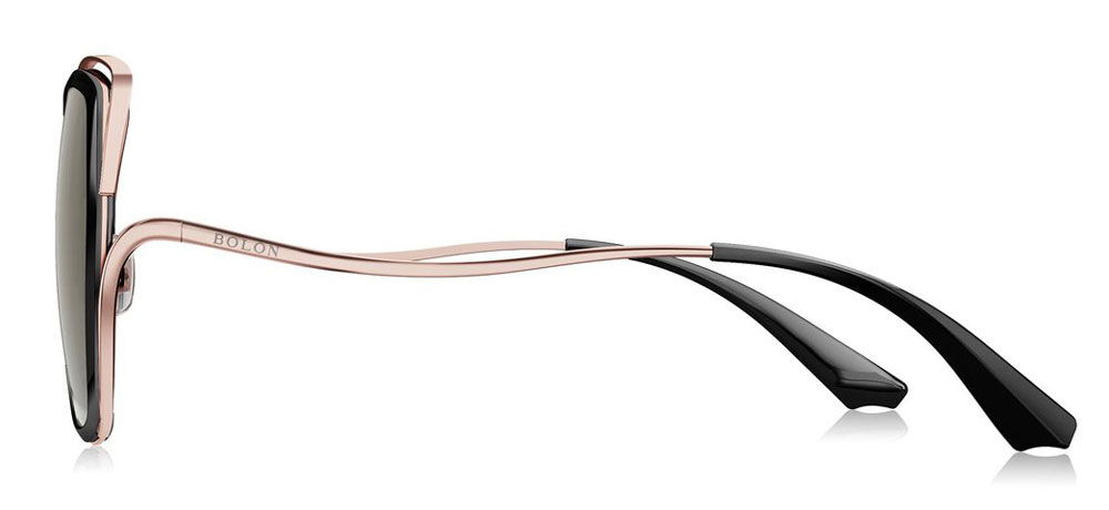 BOLON BL6078-D11 Güneş Genç,Yetişkin Kadın Geometrik Çerçeveli Titanyum Polarize - 3