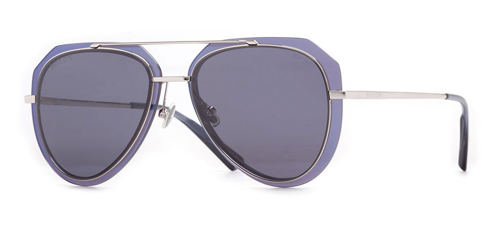 BOLON BL7006-C70 Güneş Genç,Yetişkin Erkek,Kadın,Unisex Damla Çerçeveli Titanyum Polarize - 2