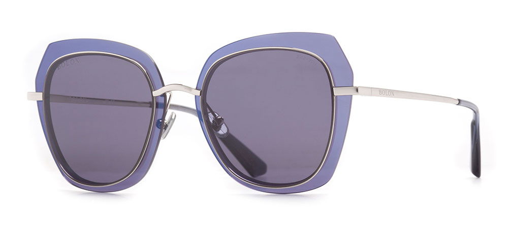 BOLON BL7007-C70 Güneş Genç,Yetişkin Kadın Geometrik Çerçeveli Titanyum Polarize - 2