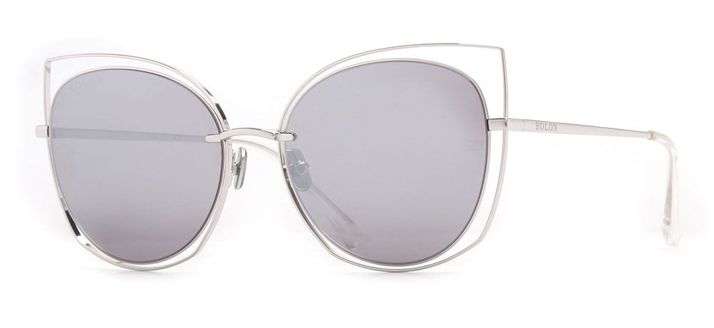 BOLON BL7008-B91 Güneş Genç,Yetişkin Kadın Oval Çerçeveli Titanyum Polarize - 2