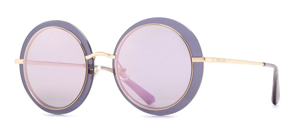 BOLON BL7015-B10 Güneş Genç,Yetişkin Kadın Oval Çerçeveli Titanyum Polarize - 2