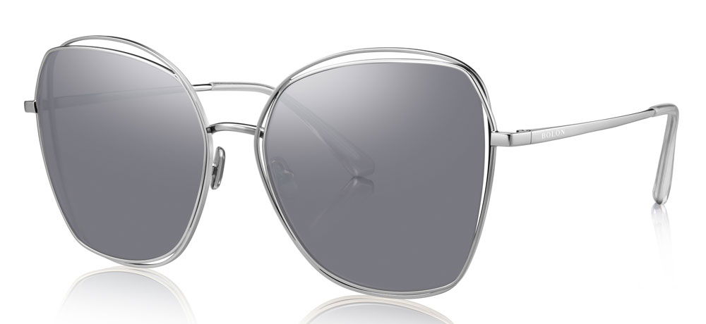 BOLON BL7016-D90 Güneş Genç,Yetişkin Kadın Geometrik Çerçeveli Titanyum Polarize - 2