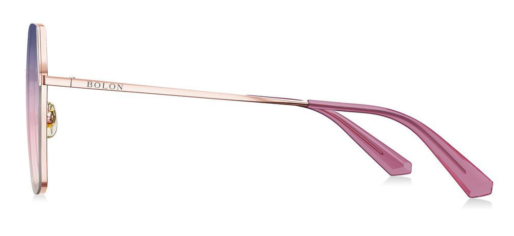 BOLON BL7103-A30 Güneş Genç,Yetişkin Kadın Geometrik Çerçevesiz Titanyum Polarize - 3
