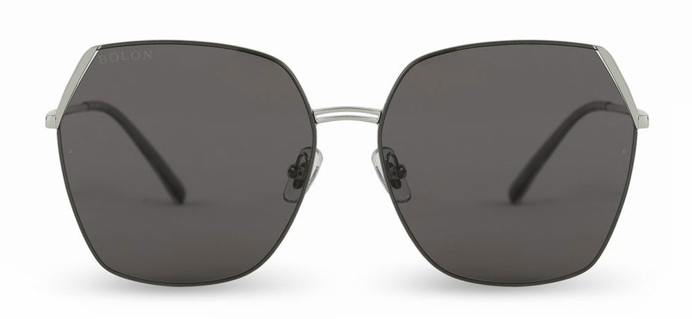 BOLON BL7103-C90 Güneş Genç,Yetişkin Kadın Geometrik Çerçevesiz Titanyum Polarize - 1