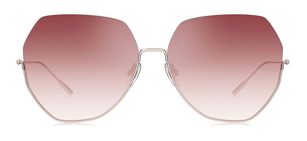 BOLON BL7107-A32 Güneş Genç,Yetişkin Kadın Geometrik Yarım Çerçeveli Titanyum Polarize - 1