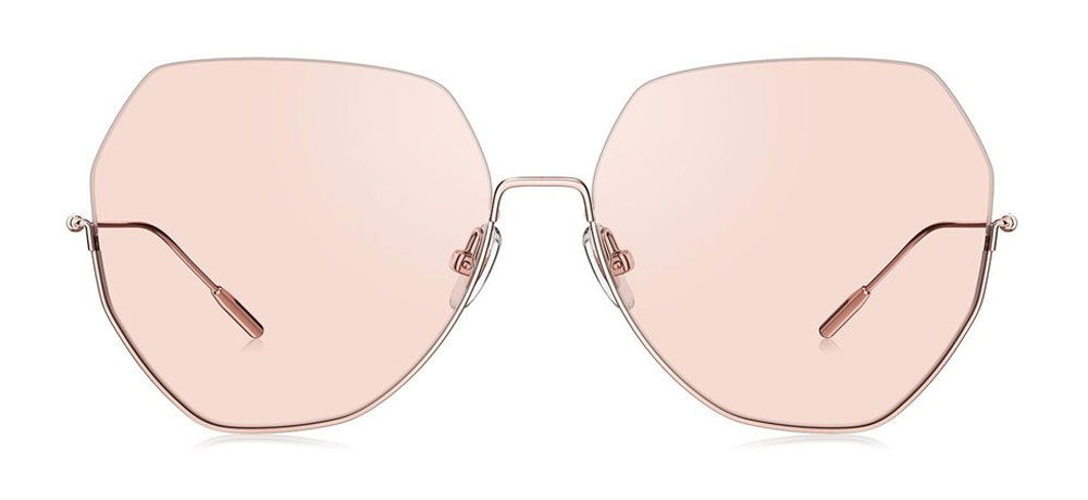 BOLON BL7107-B30 Güneş Genç,Yetişkin Kadın Geometrik Yarım Çerçeveli Titanyum Polarize - 1