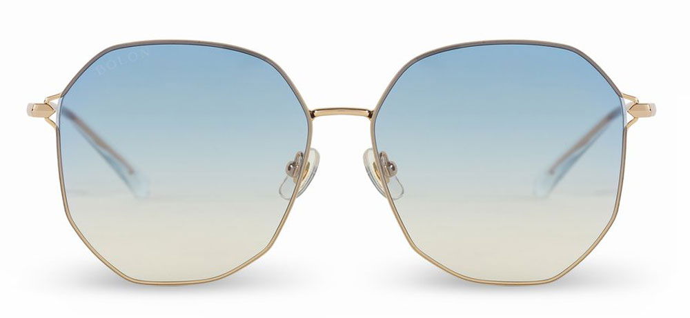 BOLON BL7119-A62 Güneş Genç,Yetişkin Kadın Geometrik Çerçeveli Titanyum Polarize - 1